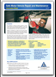 Safe Motor Vehicle Repair and Maintenance - Info Sheet thumbnail