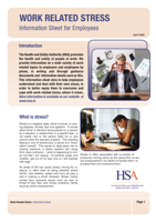 Work Related Stress Information Sheet thumbnail