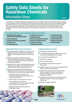 Safety Data Sheets for Hazardous Chemicals thumbnail