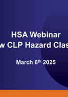 1. HSA Webinar New CLP Hazard Classes thumbnail