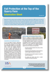 Fall Protection at the Top of the Quarry Face - Information Sheet thumbnail