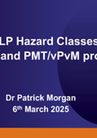 4. New CLP Hazard Classes for PBTvPvB and PMTvPvM properties thumbnail