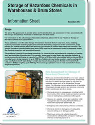 Storage of Hazardous Chemicals in Warehouses and Drum Stores thumbnail