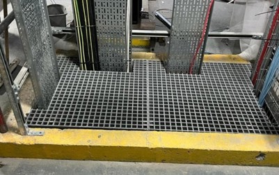 Figure 2 - Example of a riser constructed with structural flooring