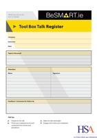 Tool Box Talks Construction Register thumbnail