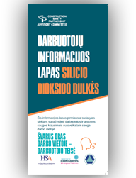 HSA Silica Leaflet - Lithuanian thumbnail