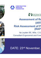 Ergonomic Risk Assessment, RAPP and ART Tools thumbnail