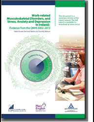 Work-related Musculoskeletal Disorders, and Stress, Anxiety and Depression in Ireland - Evidence from the QNHS 2002–2013 thumbnail