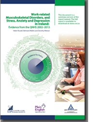 Work-related Musculoskeletal Disorders, and Stress, Anxiety and Depression in Ireland - Evidence from the QNHS 2002–2013 thumbnail