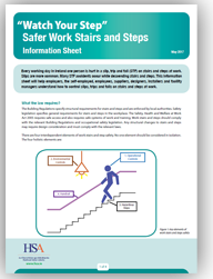 Safer Work Stairs and Steps Information Sheet thumbnail