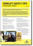 Forklift Safety Tips Information Sheet thumbnail