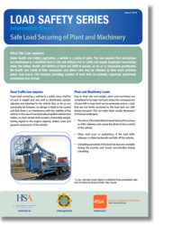 Safe Load Securing of Plant and Machinery thumbnail