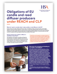Obligations of EU candle and reed diffuser producers under REACH and CLP thumbnail