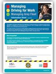 Managing Grey Fleet Information Sheet thumbnail