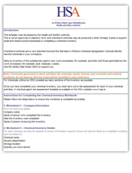 Chemical Inventory Template thumbnail